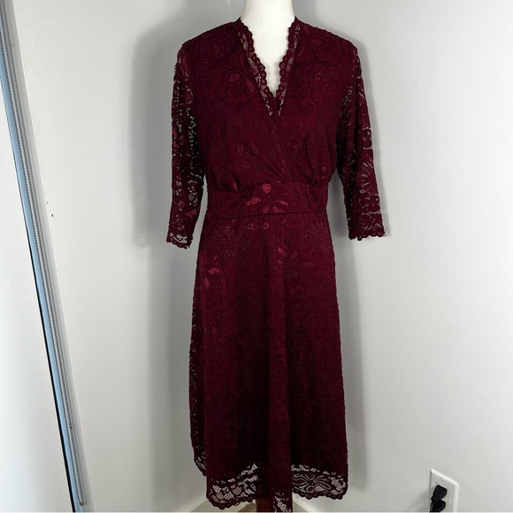 NEW Kiyonna Mademoiselle lace cocktail dress - Picture 3 of 10